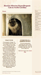 Mobile Screenshot of hypoallergenicats.com